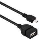 Bộ chuyển đổi USB A cái sang Micro USB 5 chân đực dài 10cm có OTG