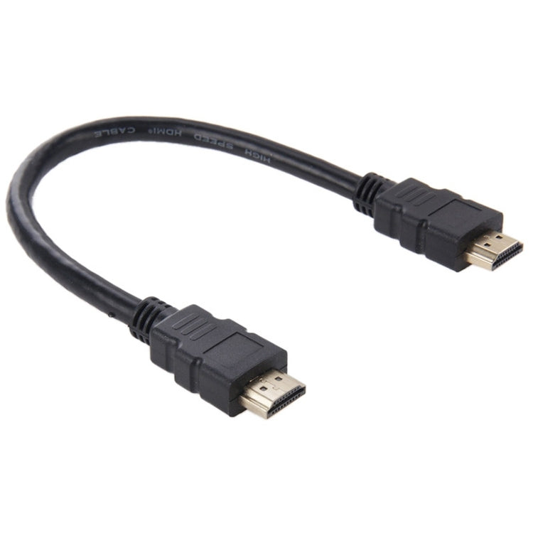 Cáp HDMI phiên bản 1.3 mạ vàng 19 chân sang 19 chân, HDMI mạ vàng, chiều dài: 28cm
