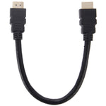 Cáp HDMI phiên bản 1.3 mạ vàng 19 chân sang 19 chân, HDMI mạ vàng, chiều dài: 28cm