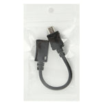 Cáp chuyển đổi Mini USB cái sang Micro USB đực, chiều dài: 13cm