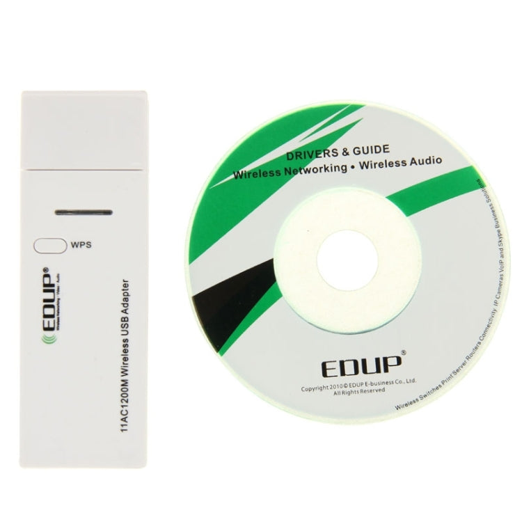 Bộ chuyển đổi Wifi không dây USB 3.0 EDUP AC-1601 802.11AC 1200M băng tần kép, AC-1601 1200Mbps