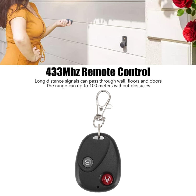 Bộ thu công tắc điều khiển từ xa RF không dây 12V DC 1 kênh học mã + bộ phát điều khiển từ xa 2 nút