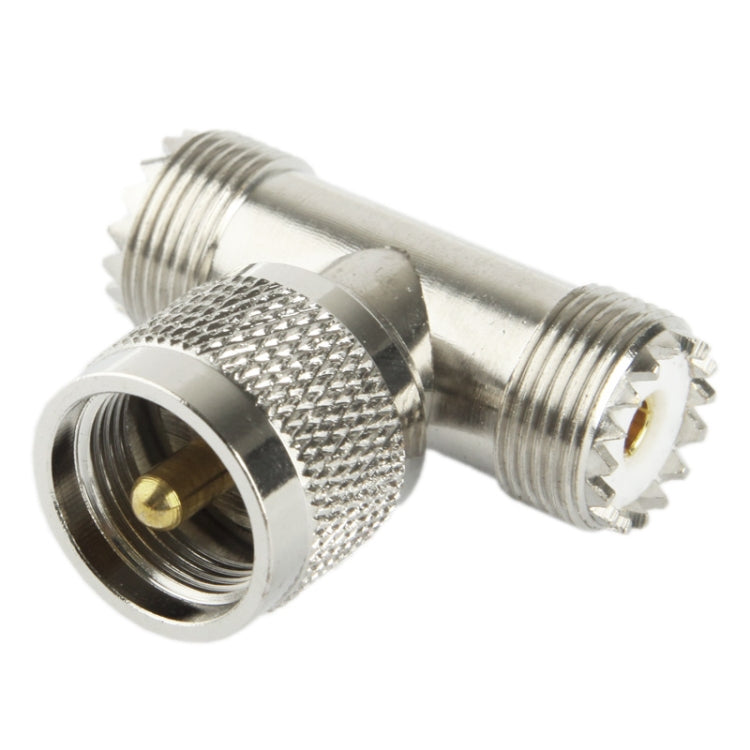 Bộ chuyển đổi UHF đực sang 2 x UHF cái, UHF đực