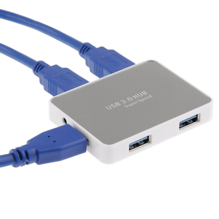 Hub USB 3.0 4 cổng tốc độ siêu nhanh 5Gbps mặt gương CR-H302 + cáp truyền USB 3.0 dài 60cm, H302 trắng, H302 đen