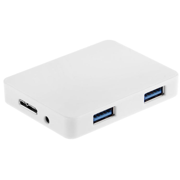 Hub USB 3.0 4 cổng tốc độ siêu nhanh 5Gbps mặt gương CR-H302 + cáp truyền USB 3.0 dài 60cm, H302 trắng, H302 đen