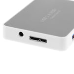 Hub USB 3.0 4 cổng tốc độ siêu nhanh 5Gbps mặt gương CR-H302 + cáp truyền USB 3.0 dài 60cm, H302 trắng, H302 đen