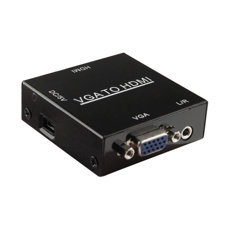 Bộ chuyển đổi kỹ thuật số âm thanh hình ảnh HD 1080P HDMI Mini VGA sang HDMI Scaler Box cho PC / HDTV, HD 1080P
