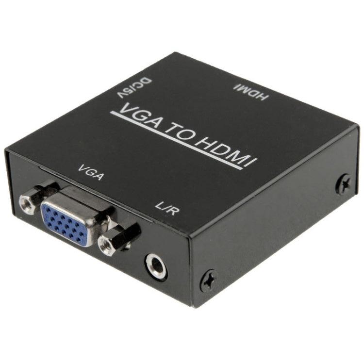Bộ chuyển đổi kỹ thuật số âm thanh hình ảnh HD 1080P HDMI Mini VGA sang HDMI Scaler Box cho PC / HDTV, HD 1080P