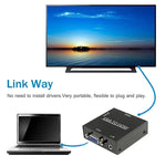 Bộ chuyển đổi kỹ thuật số âm thanh hình ảnh HD 1080P HDMI Mini VGA sang HDMI Scaler Box cho PC / HDTV, HD 1080P