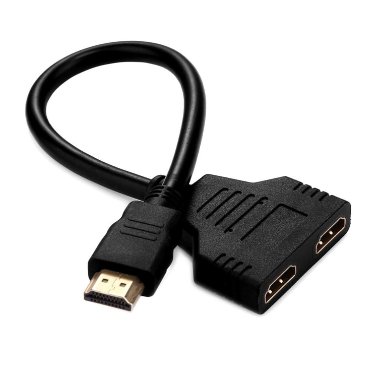 Cáp chia HDMI 30cm 1080P đầu đực sang 2 đầu cái, 1 vào 2 ra
