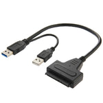 Cáp USB 2.0 / USB 3.0 sang SATA kèm hộp bảo vệ ổ cứng 2.5 inch, hỗ trợ tốc độ đến 4TB, USB 3.0 sang SATA có USB(B)