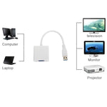 Bộ chuyển đổi đa màn hình USB 3.0 sang VGA, card đồ họa video ngoài, USB 3.0