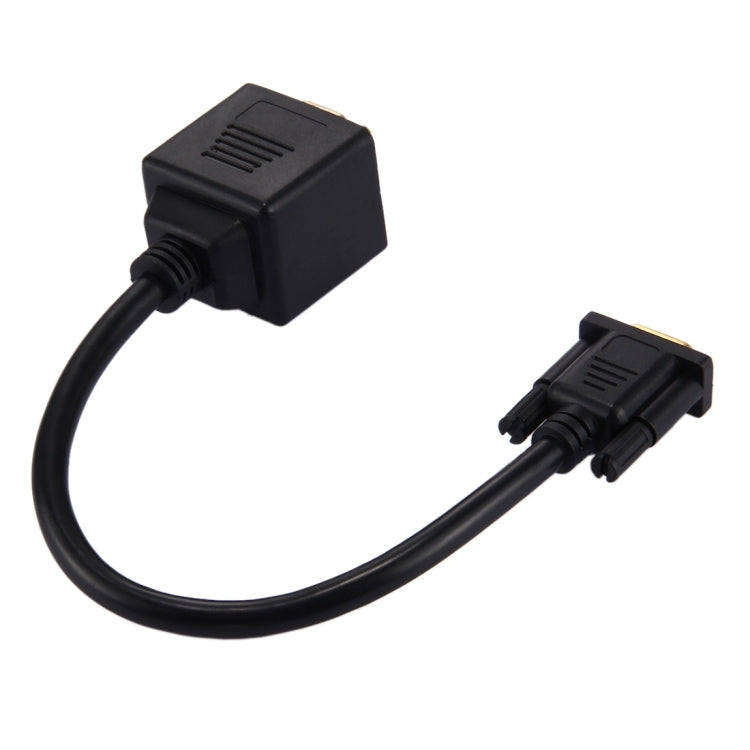 Cáp chia VGA 30cm đầu đực sang 2 đầu cái, VGA đầu đực