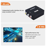 Bộ chuyển đổi video Mini HD VK-126 HDMI sang AV/CVBS, HDMI sang AV/CVBS