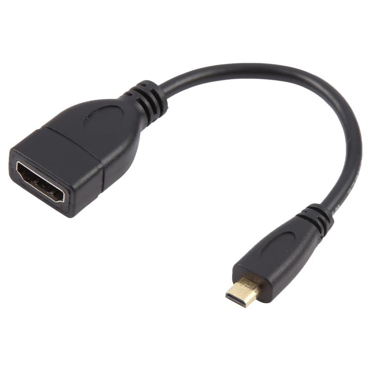 Cáp chuyển đổi Micro HDMI đầu đực sang HDMI đầu cái dài 17cm
