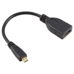 Cáp chuyển đổi Micro HDMI đầu đực sang HDMI đầu cái dài 17cm