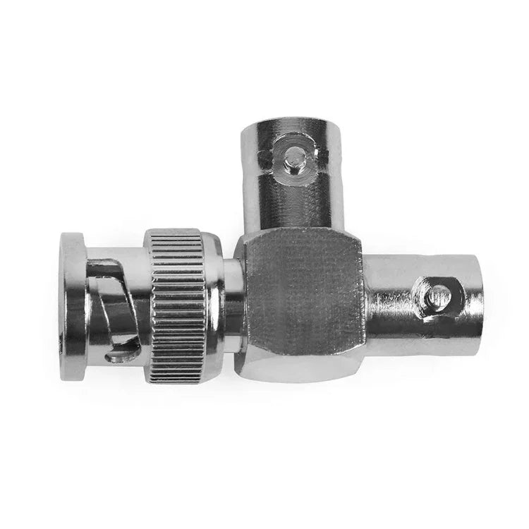Đầu nối đực BNC + 2 đầu cái BNC, bộ chuyển đổi cáp đồng trục