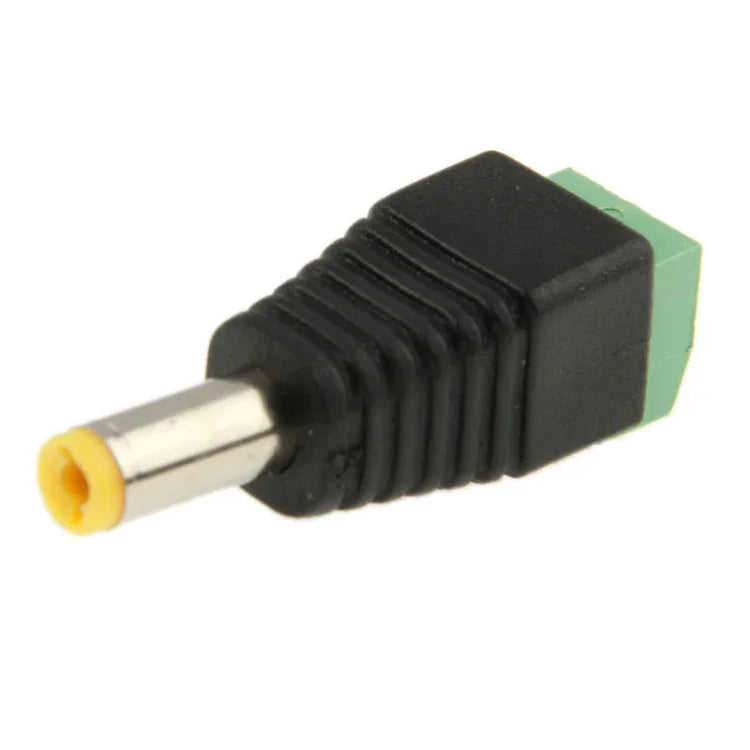 10 cái đầu nối nguồn đực màu xanh 5.5 x 2.1mm, 5.5 x 2.1mm