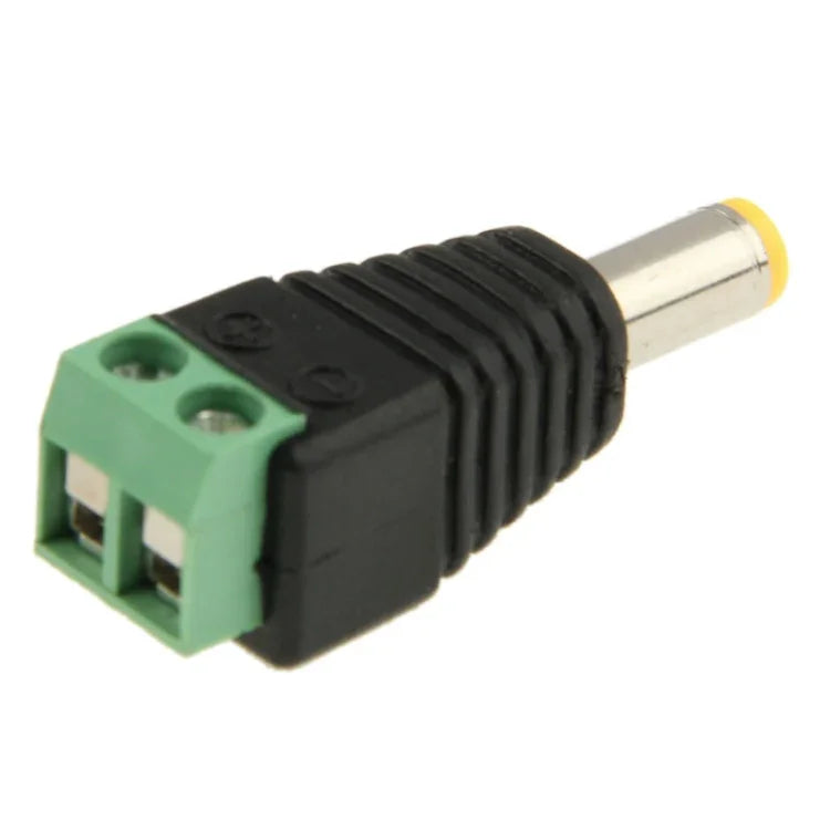 10 cái đầu nối nguồn đực màu xanh 5.5 x 2.1mm, 5.5 x 2.1mm