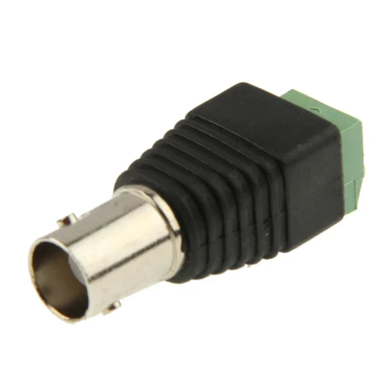 10 cái đầu nối chuyển đổi nguồn màu xanh sang đầu cái BNC cho camera CCTV, nguồn màu xanh