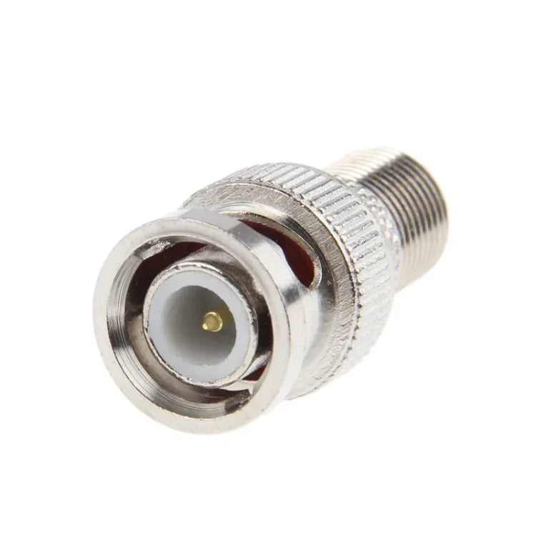 10 cái đầu nối cắm BNC sang jack F, thiết kế bền bỉ, đầu cắm BNC