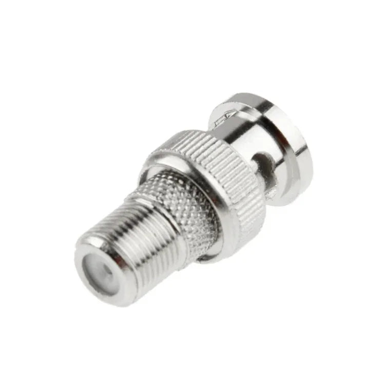 10 cái đầu nối cắm BNC sang jack F, thiết kế bền bỉ, đầu cắm BNC