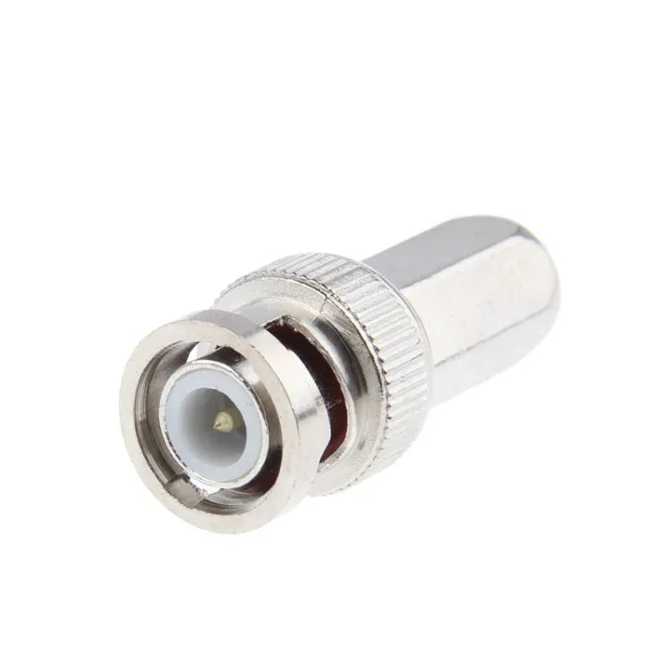10 cái đầu nối nén đực BNC hình lục giác, lục giác