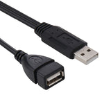 Cáp chuyển đổi USB 2.0 đực sang 2 cổng USB cái cho máy tính / laptop, chiều dài khoảng 30cm, USB 2.0 AM sang 2 USB 2.0 AF