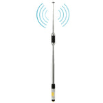 Ăng-ten radio cầm tay ăng-ten SMA-F băng tần kép RH770 144/430MHz tăng cường cao, chiều dài ăng-ten: 93cm