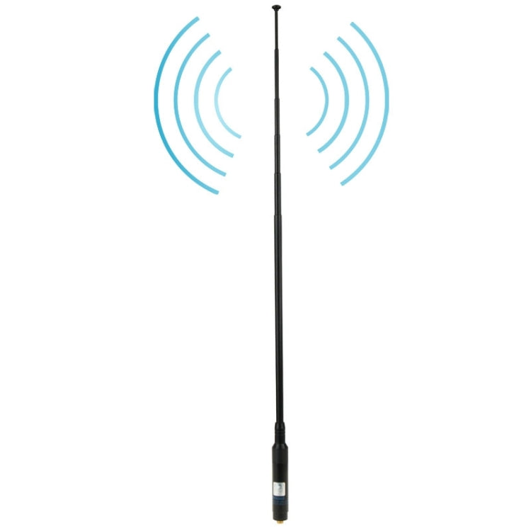 RH660S Ăng-ten radio cầm tay SMA-F 2 băng tần 144/430MHz tăng cường, ăng-ten dài 108.5cm