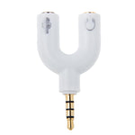 Cáp chia âm thanh 3.5mm Stereo đực sang tai nghe & mic 3.5mm cái