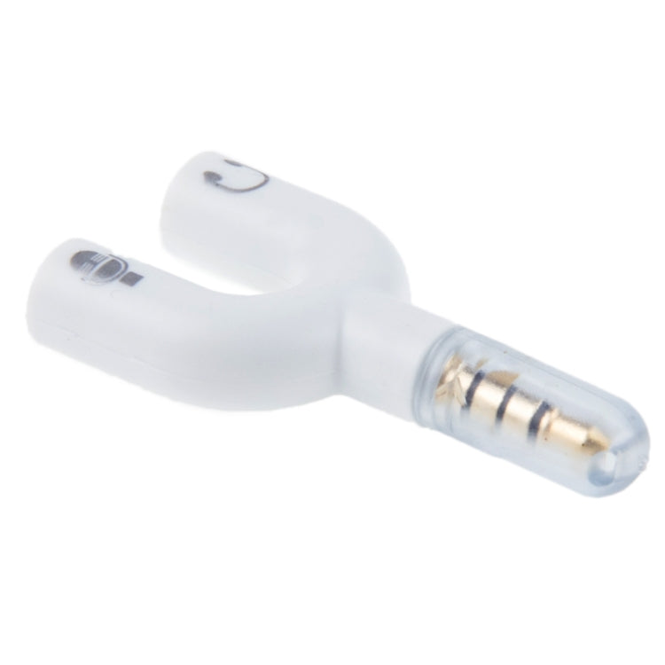 Cáp chia âm thanh 3.5mm Stereo đực sang tai nghe & mic 3.5mm cái