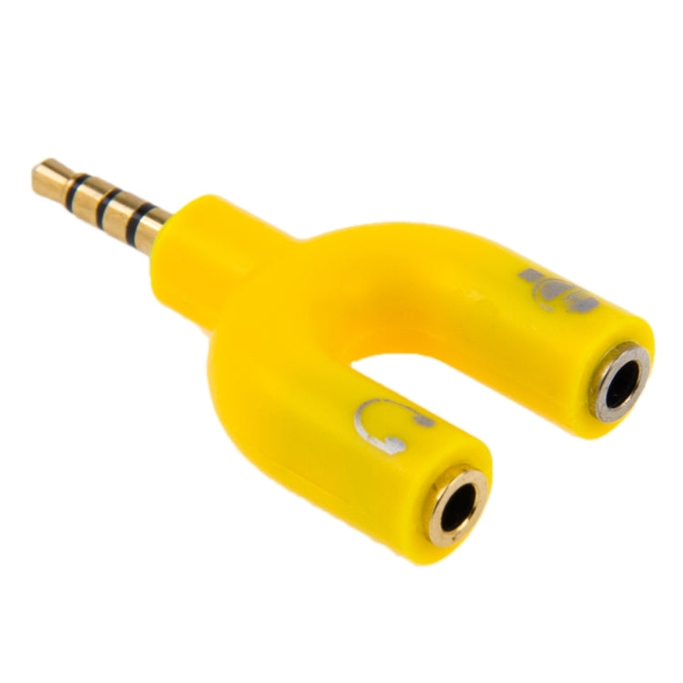Cáp chia âm thanh 3.5mm Stereo đực sang tai nghe & mic 3.5mm cái