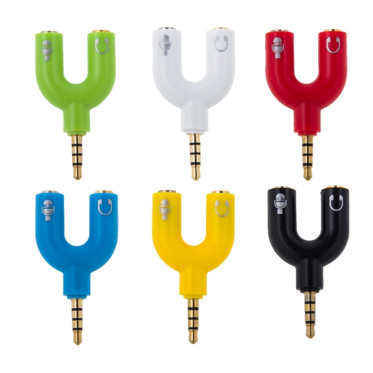 Cáp chia âm thanh 3.5mm Stereo đực sang tai nghe & mic 3.5mm cái
