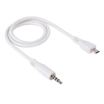 Cáp âm thanh 3.5mm đực sang Micro USB đực, chiều dài khoảng 50cm, Micro USB 50cm