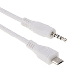 Cáp âm thanh 3.5mm đực sang Micro USB đực, chiều dài khoảng 50cm, Micro USB 50cm