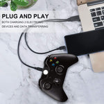 Cáp USB 2.0 đực sang 2 Micro USB đực, chiều dài khoảng 30cm, USB 2.0 AM sang 2 Micro USB
