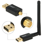 Bộ thu sóng Wifi USB mini EDUP EP-N1581 802.11n/g/b 300Mbps 2.4GHz, ăng-ten ngoài, EP-N1581