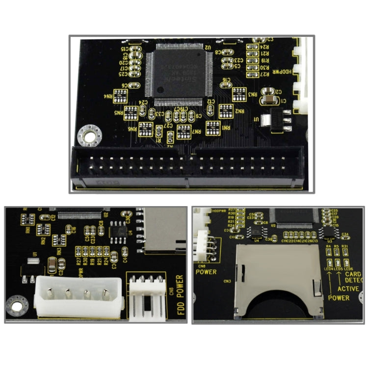 Card chuyển đổi SD/SDHC/MMC sang IDE đực 40 chân 3.5 inch, SD sang IDE đực 40 chân