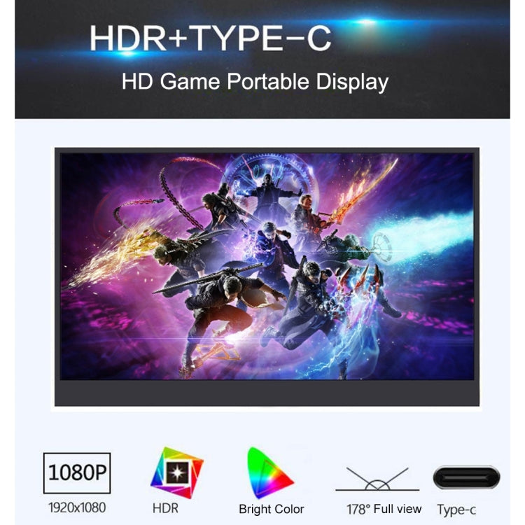 Màn hình LED di động 15,6 inch 1080P hỗ trợ HDR, 15.6 inch 1080P