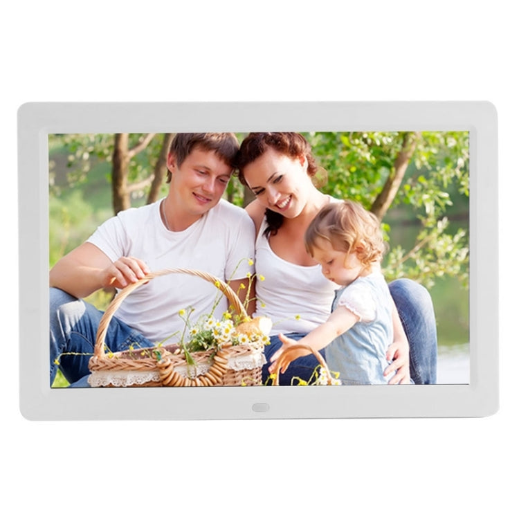 Khung ảnh kỹ thuật số đa phương tiện LED 12 inch với giá đỡ & phát nhạc & phim, hỗ trợ thẻ USB / SD / Micro SD / MMC / MS / XD