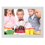 14 inch LED Display Multi-media Digital Photo Frame with Holder & Music & Movie Player, Support USB / SD / MS / MMC Card Input