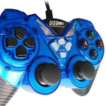 Tay Cầm Gamepad Rung Có Dây PC USB Joystick Tay Cầm Chơi Game (Màu Trắng)