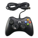 Tay Cầm Gamepad Có Dây USB 2.0 Cho XBOX360, Cắm Và Chơi, Chiều Dài Cáp: 2.5m, Dùng cho XBOX360, Dùng cho XBOX360 (Màu Đen)