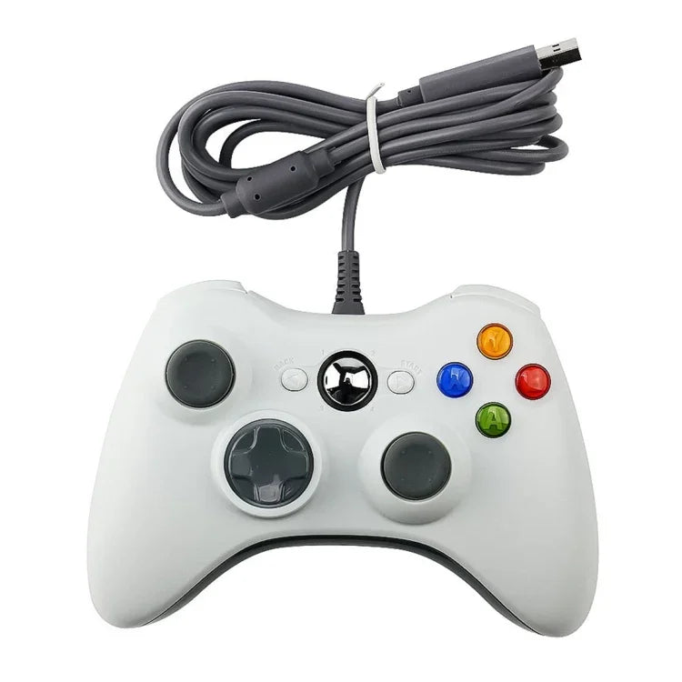 Tay Cầm Gamepad Có Dây USB 2.0 Cho XBOX360, Cắm Và Chơi, Chiều Dài Cáp: 2.5m, Dùng cho XBOX360, Dùng cho XBOX360 (Màu Đen)