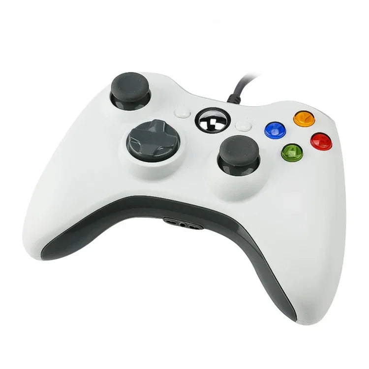Tay Cầm Gamepad Có Dây USB 2.0 Cho XBOX360, Cắm Và Chơi, Chiều Dài Cáp: 2.5m, Dùng cho XBOX360, Dùng cho XBOX360 (Màu Đen)