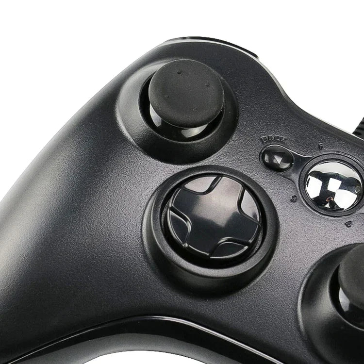 Tay Cầm Gamepad Có Dây USB 2.0 Cho XBOX360, Cắm Và Chơi, Chiều Dài Cáp: 2.5m, Dùng cho XBOX360, Dùng cho XBOX360 (Màu Đen)