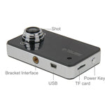 Máy ghi hình DVR ô tô G200 VGA 720P màn hình LCD 2.4 inch, góc nhìn rộng 100 độ, hỗ trợ ghi vòng lặp / phát hiện chuyển động, G200