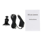 Máy ghi hình DVR ô tô G200 VGA 720P màn hình LCD 2.4 inch, góc nhìn rộng 100 độ, hỗ trợ ghi vòng lặp / phát hiện chuyển động, G200