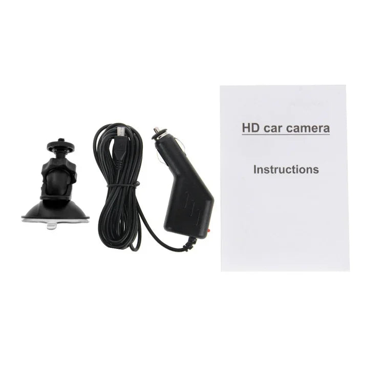 Máy ghi hình DVR ô tô G200 VGA 720P màn hình LCD 2.4 inch, góc nhìn rộng 100 độ, hỗ trợ ghi vòng lặp / phát hiện chuyển động, G200
